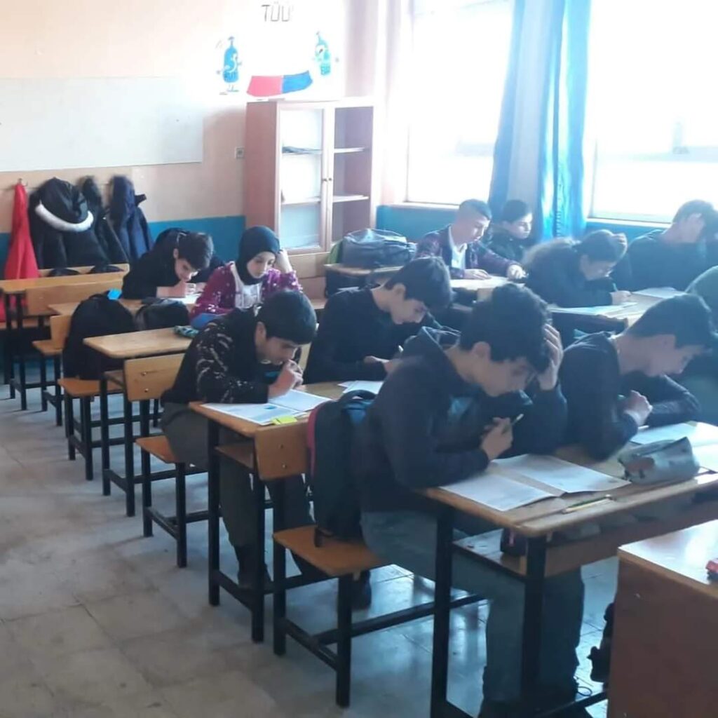 İlçemizde “Bizim Okul” Projesi Kapsamında LGS deneme Sınavı Yapıldı