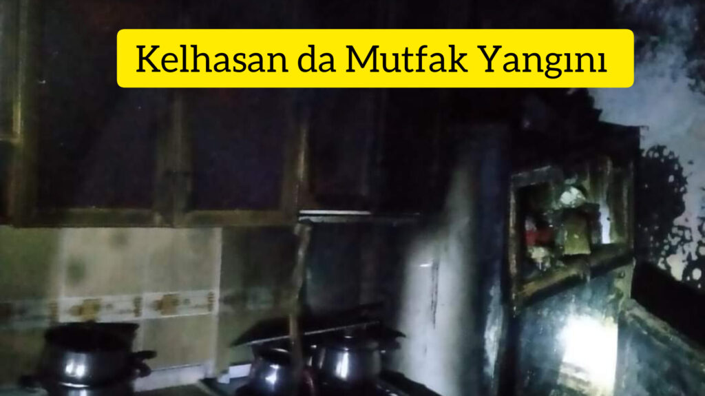 Cihanbeyli Kelhasan da Mutfak Yangını