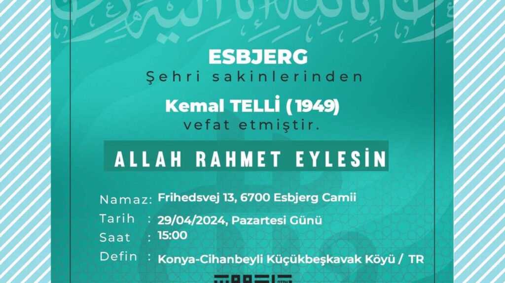 Cihanbeyli gurbetçi Danimarka da hayata veda etti 