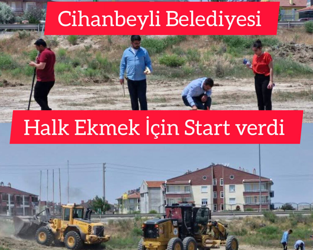 Cihanbeyli Belediyesi Halk Ekmek İçin Start verdi.